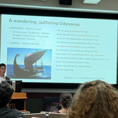 Prof. Rachel Lesser’s Lecture Compares Nolan’s Odyssey with the Original Epic Poem